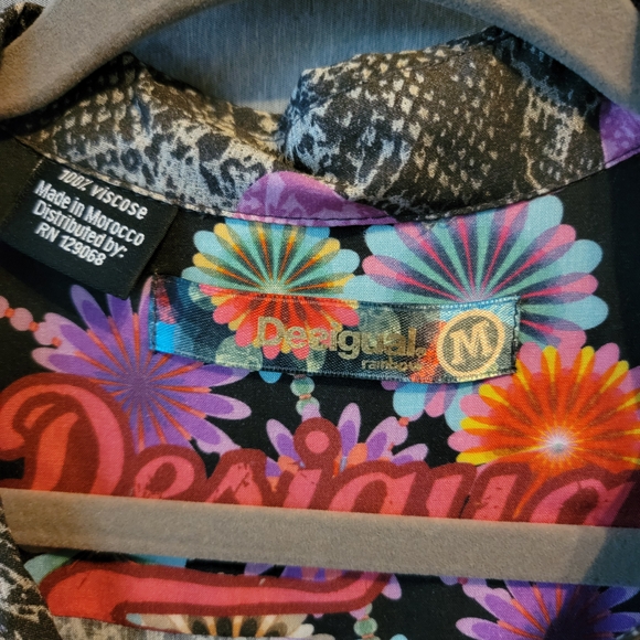Desigual Multicolor Floral Shirt - Picture 3 of 6